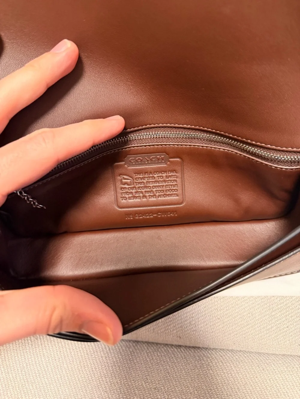 Coach Dinky in Maple with Silver Hardware (are-Issue) - Picture 6 of 7